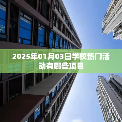 『2025年学校迎新活动热门项目一览』