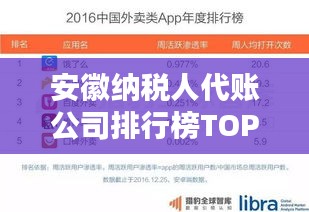 安徽纳税人代账公司排行榜TOP及行业深度分析