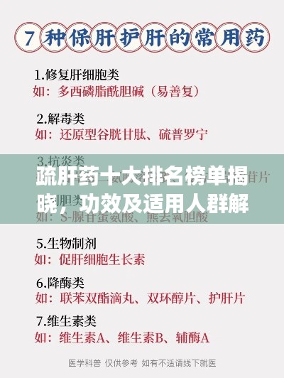 疏肝药十大排名榜单揭晓，功效及适用人群解读